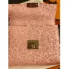 hermès porte-monnaie clic en cuir rose h8xl8cm