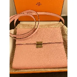 hermès sac pochette clic 16 en cuir rose