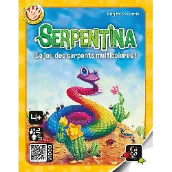 jeu d'ambiance gigamic - serpentina, le jeu des serpents multicolores