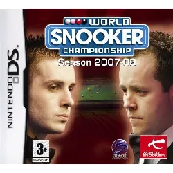 jeu ds world snooker championship: season 2007-08