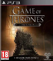 jeu ps3 game of thrones a telltale games series