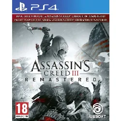 jeu ps4 assassin's creed iii  remastered