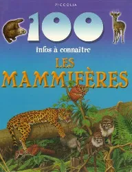 livre les mammifères piccolia
