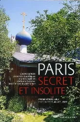 livre paris secret et insolite