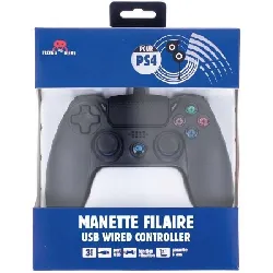 manette ps4 freaks and geeks  filaire noire 3m