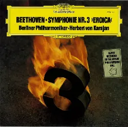 vinyle beethoven*, berliner philharmoniker, herbert von karajan symphonie nr. 3 'eroica' (1977, vinyl)