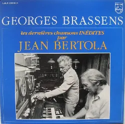 vinyle georges brassens, jean bertola les dernières chansons inédites par (1982, vinyl)