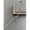 bracelet perles blanches argent 925 millième (22 ct) 2,84g