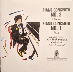 cd chopin*, liszt*, charles rosen, new philharmonia orchestra, john pritchard two great romantic concertos (1989, cd)