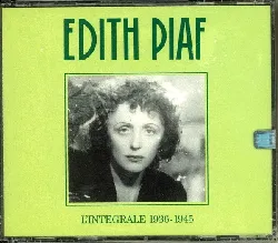 cd edith piaf l'integrale 1936-1945 (cd)