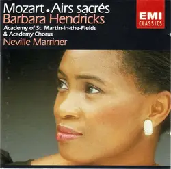cd mozart : barbara hendricks, neville marriner - airs sacrés/sacred arias (1993)