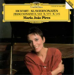 cd mozart*, maria joão pires* klaviersonaten piano sonatas k.310 k.333 k.545 (1989, cd)