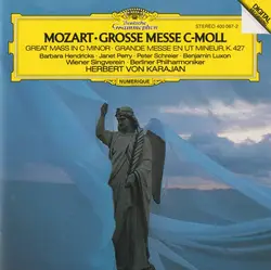 cd mozart - wiener singverein, berliner philharmoniker, herbert von karajan - grosse messe c - moll - great mass in c minor - gran