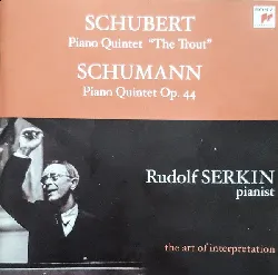 cd schubert* schumann*, rudolf serkin piano quintet the trout op. 44 (2003, cd)