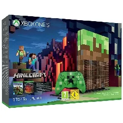 console microsoft xbox one s 1to edition limitée minecraft