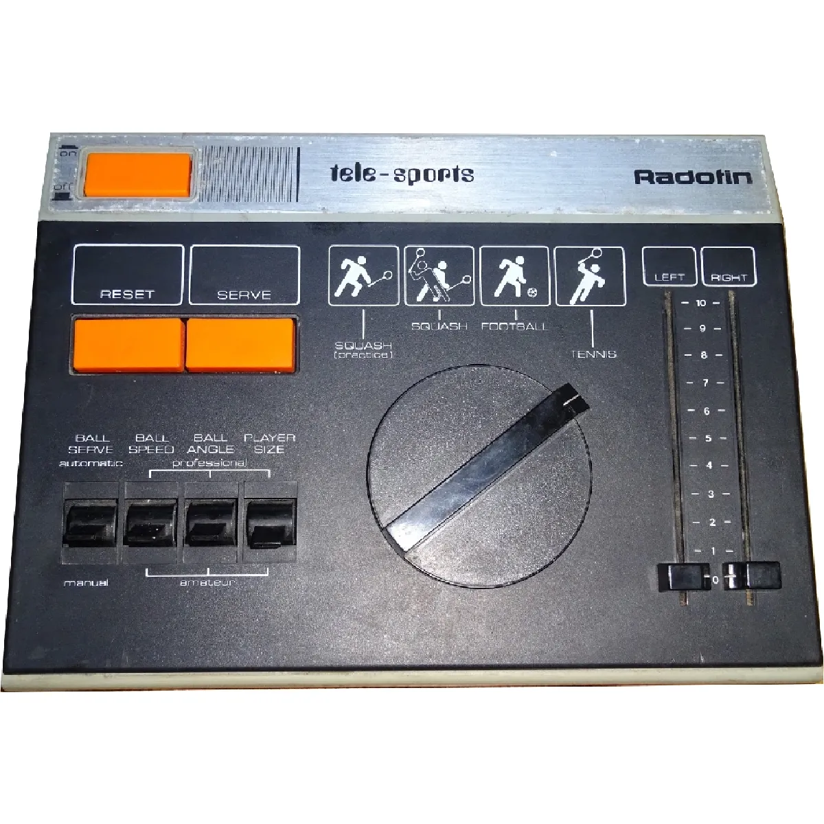 Retro Ordenadores Orty: Consola pong Radofin tele-sports (versión de