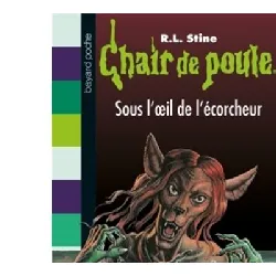 livre bayard poche chair de poule - sous l'oeil de l'écorcheur