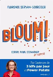 livre bloum ecrire pour s'épanouir et kiffer