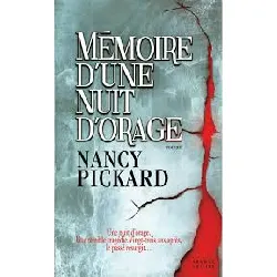 livre memoire d'une nuit d'orage