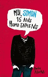 livre moi, simon, 16 ans, homo sapiens