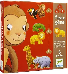 puzzle ouistiti et ses amis djeco