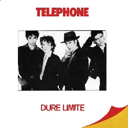 vinyle telephone* dure limite (1982, white background innersleeve, vinyl)