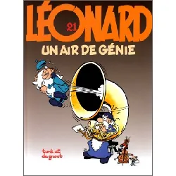 bd le lombard léonard tome 21 -  un air de génie