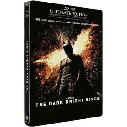 blu-ray batman - the dark knight rises - ultimate edition boîtier steelbook - combo + dvd + copie digitale
