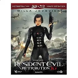 blu-ray resident evil retribution combo blu-ray3d blu-ray- édition boîtier steelbook
