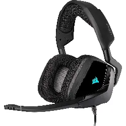 casque corsair void elite - son surround 7.1, micro omnidirectionnel, eclairage rgb,
