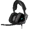 casque corsair void elite - son surround 7.1, micro omnidirectionnel, eclairage rgb,