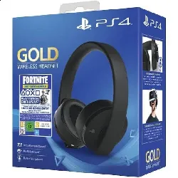 casque-micro sans fil gold edition fortnite neo versa pour ps4