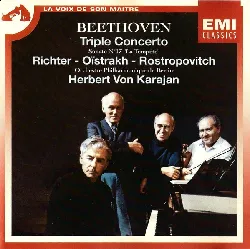 cd beethoven* richter* oïstrach* rostropovitch* herbert von karajan triple concerto (cd)