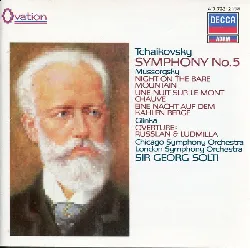 cd tchaikovsky* mussorgsky* glinka* the chicago symphony orchestra, london sir georg solti* no.5 night on