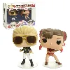 figurine pop pack x2 marvel vs capcom - captain marvel vs  chun li