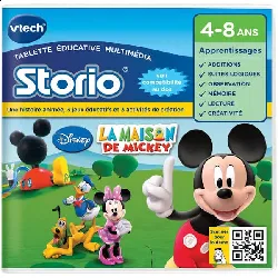jeu vtech storio la maison de mickey