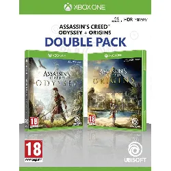jeu xbox one double pack assassin's creed origins / assassin's creed odyssey