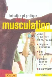 livre initiation et pratique de la musculation