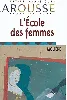livre l'école des femmes comédie molière