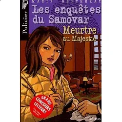 livre les enquêtes du samovar meurtre au majestic