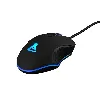 souris gamer kult helium the g-lab - rétroéclairée, 800 à 2400 dpi, 6 boutons - noire