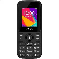 téléphone portable wiko f100 double sim noir