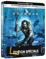 blu-ray aquaman steelbook edition spéciale fnac 4k ultra hd 3d blu ray
