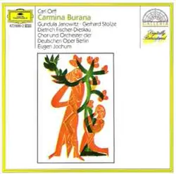cd carl orff - gundula janowitz · gerhard stolze · dietrich fischer - dieskau · chor und orchester der deutschen oper berlin, euge