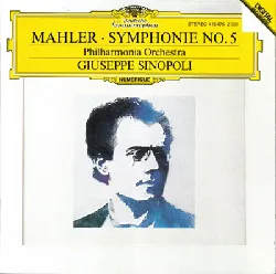 cd mahler* giuseppe sinopoli, philharmonia orchestra symphony no. 5 (1990, cd)