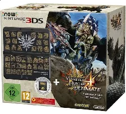console nintendo new 3ds xl noire edition limitée monster hunter 4 ultimate