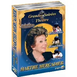 dvd les grandes soirées du théâtre avec marthe mercadier coffret 3 voisins dessus enfants d'edouard 13 table pack spécial