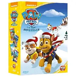 dvd paw patrol, la pat' patrouille - coffret 4 dvd - pack