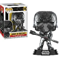 figurine pop star wars n° 332 - knight of  ren chrome  (war club)