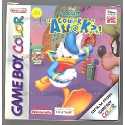 jeu gameboy color gbc disney's donald duck: quack attack